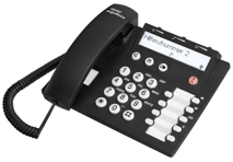 Tiptel ergoVoice A2 - analoges Großtastentelefon mit Piezotechnik